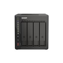 QNAP TS-453E NAS Tower Intel® Celeron® J6412 8 GB 0 TB QNAP QTS Black