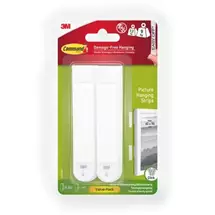 3M Command 4 Large and 8 XL Picture Hanging Strips Value Pack White