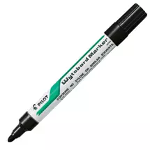 Pilot Wyteboard Medium Tip Drywipe Marker Black (Pack 12)