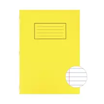 Silvine A4 Exercise Book Ruled Yellow 80 Pages (Pack 10) - EX109