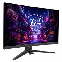 Asrock 27" Phantom Gaming FHD Curved Gaming Monitor (PG27FRS1A), 1920