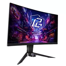 Asrock 27" Phantom Gaming QHD Curved Gaming Monitor (PG27QRT2A), 2560