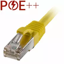 Cablenet 20m Cat6a RJ45 Yellow S/FTP LSOH 26AWG Snagless Booted Patch