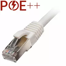 Cablenet 2m Cat6a RJ45 White S/FTP LSOH 26AWG Snagless Booted Patch