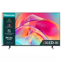 Hisense 75e7kqtuk 190.5 cm (75") 4K Ultra HD Smart TV WiFi Black 300