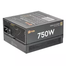 Vida 750W Heracles Black ATX Gaming PSU, 80+ Bronze, 14cm UltraQuiet