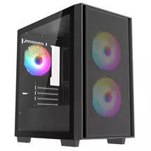 CRONUS Atlas Case, Gaming, Black, Micro Tower, 1 x USB 3.0 / 2 x USB