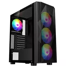 CRONUS Oceanus Case, Gaming, Black, Mid Tower, 1 x USB 3.0 / 2 x USB