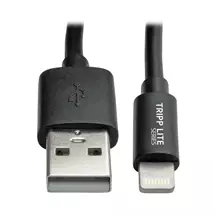 Tripp Lite Lightning Cables | Tripp Lite M100004COILBK USBA to Lightning Sync/Charge Coiled Cable