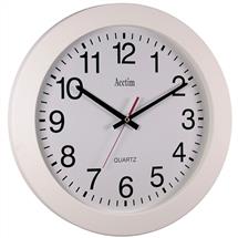 Acctim Clocks | Acctim Controller Wall Clock Silent Sweep 355mm White 93/704