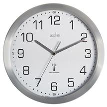 Acctim Clocks | Acctim Mason Wall Clock Radio Controlled 250mm Aluminium 74337