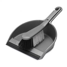 Addis | Addis Stiff Dustpan and Brush Set Metallic Silver - 510405