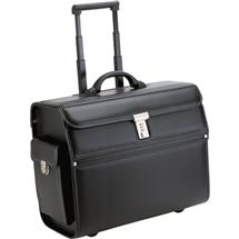 Top Brands | Alassio Mondo Trolley Pilot Case Black - 45033 | In Stock