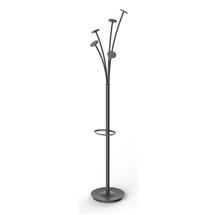 Alba | Alba Festival Coat Stand 5 Pegs Black and Silver Grey - PMFEST N