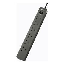 APC PME6B-UK surge protector Black 6 AC outlet(s) 220 - 250 V 2 m