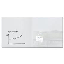 Artverum Magnetic Glass Drywipe Board Super White 2000x1000 - GL225