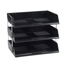 Avery Letter Trays | Avery Original Letter Tray Wide Entry A4/Foolscap Landscape Black