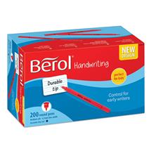 Berol Handwriting Pen 0.6mm Line Blue (Pack 200) - 2056779