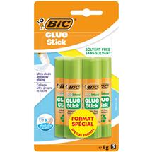 Bic Glues | Bic Ecolutions Glue Stick Washable and Solvent Free 8g (Pack 5)