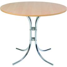 Teknik | Bistro Round Table Light Wood - 6455 | In Stock | Quzo UK