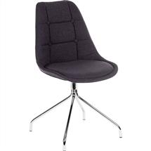 Top Brands | Breakout Upholstered Reception Chair Graphite (Pack 2) - 6930GRA