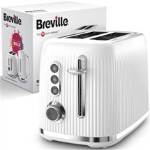 Breville Bold Variable 2Slice Toaster White & Silver Chrome