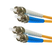 Cablenet | Cablenet 3m OS2 9/125 ST-ST Duplex Yellow LSOH Fibre Patch Lead