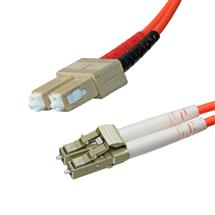 Cablenet 5m OM3 50/125 LC-SC Duplex Orange LSOH Fibre Patch Lead