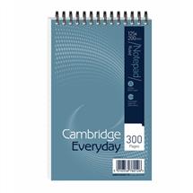 Cambridge Reporters Notebook Wirebound Headbound 125x200mm 300 Pages