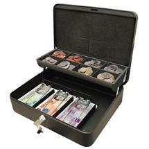 Top Brands | Cathedral Ultimate Cash Box 300mm (12 Inch) Key Lock Black - CBDLBK