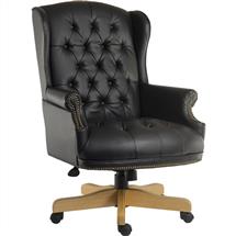 Chairman | Chairman Noir Fabric Executive Swivel Armchair Black - 6927