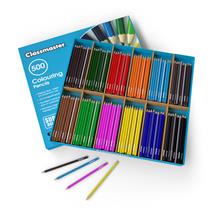 Classmaster Colouring Pencils in 12 Assorted Colours (Pack 500)