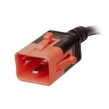 Cablenet CNL 1M C20-C19 D-Lck Bk PVC 1.5MM Black IEC C20 IEC C19