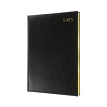 Collins QB7 Desk Diary Week to View Appointments 2025 Black QB7.9925