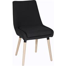 Contemporary Welcome Upholstered Reception Chair Graphite (Pack 2)