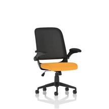 Crew | Crew Mesh Back Task Operator Office Chair Bespoke Fabric Seat Senna