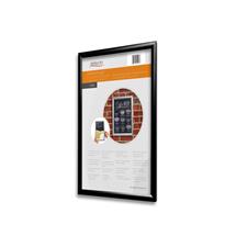 Deflecto A2 Wall Mounted 25mm Aluminium Snap Frame Literature Display