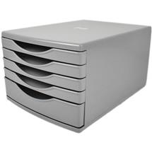 Deflecto A4 Desktop Drawer Organiser 5 Drawers  1 x 60mm and 4 x 30mm