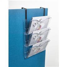 Deflecto A4 Landscape Wall Mounted Document Literature Display Holder