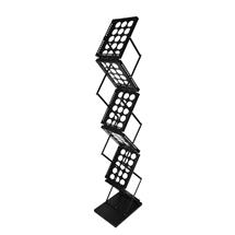 Deflecto A4 Portable Folding Floor Stand with 6 x Double Sided Shelves