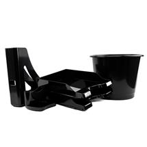 Deflecto Desk Accessory Starter Kit Black - CP175YTBLK