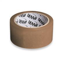 Denva PP Tape 48mm x 66m Buff (Pack 6) - 4866PPDB | In Stock