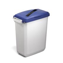 Durable DURABIN Plastic Waste Recycling Bin 60 Litre Rectangular Grey