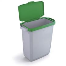 Durable DURABIN Plastic Waste Recycling Bin 60 Litre Rectangular Grey