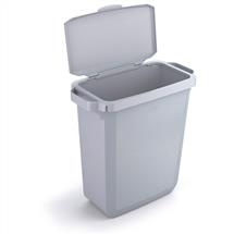 Durable DURABIN Plastic Waste Recycling Bin 60 Litre Rectangular Grey