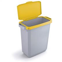 Durable DURABIN Plastic Waste Recycling Bin 60 Litre Rectangular Grey