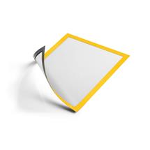 Durable DURAFRAME Magnetic Frame Sign & Document Holder A4 Yellow