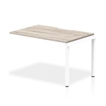 Dynamic Evolve Plus 1200mm Single Row Extension Kit Grey Oak Top White