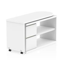 Office Desks | Dynamic Fleur Smart Storage Desk White HO00101 | Quzo UK