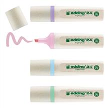 edding 24 EcoLine Highlighter Pen Chisel Tip 25mm Line Pastel Violet